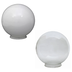 Globo esfera em vidro com colarinho